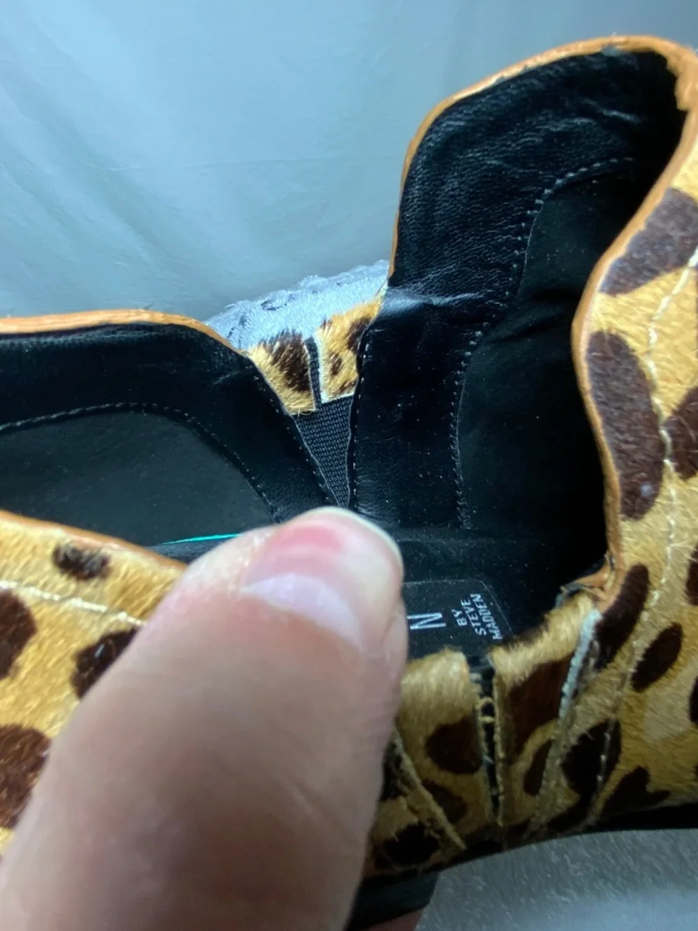 NWOT - Steven by Steve Madden Calf Hair Leopard Print Bootie - Size 9